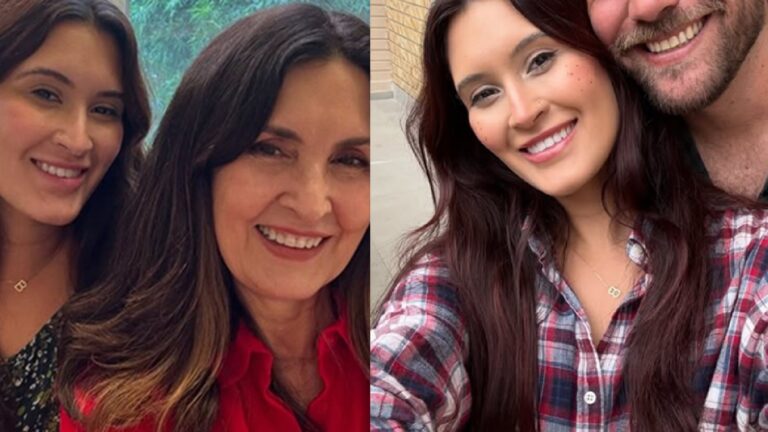 No aniversário do namorado, Bia Bonemer se declara e Fátima Bernardes reage: ‘Sigam’