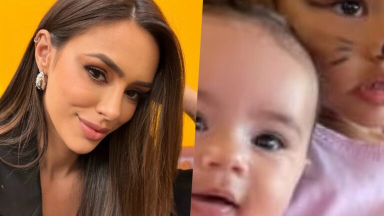 Bruna Biancardi posta foto encantadora de Mavie e Mel, suas filhas com Neymar