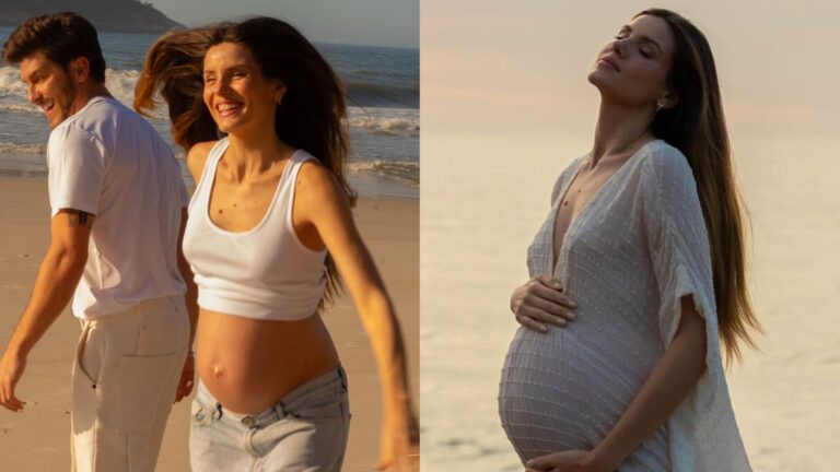 Camila Queiroz relata preparativos para a chegada da filha com Klebber Toledo