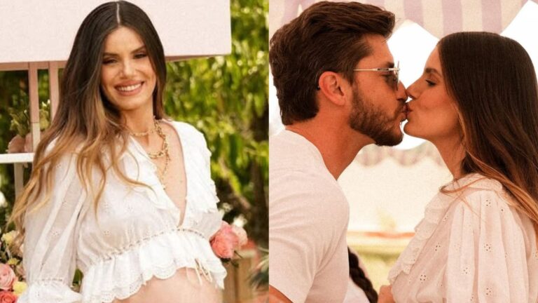 Camila Queiroz e Klebber Toledo: Veja as fotos do chá de bebê da filha do casal