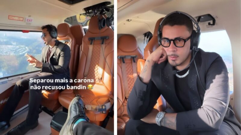 Carlinhos Maia dá carona para Lucas Guimarães