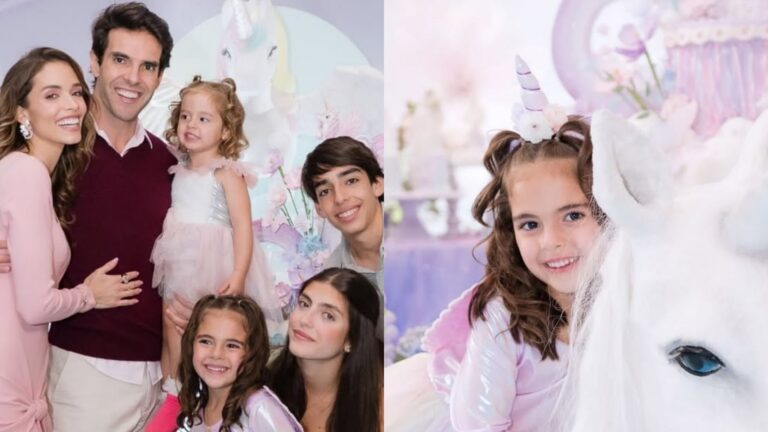 Mulher de Kaká mostra detalhes da festa luxuosa de aniversário da filha