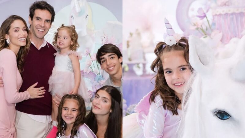 Mulher de Kaká mostra detalhes da festa luxuosa de aniversário da filha
