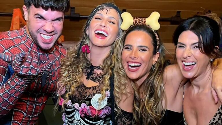 Elenco do Dança dos Famosos celebra Halloween com festa à fantasia; fotos