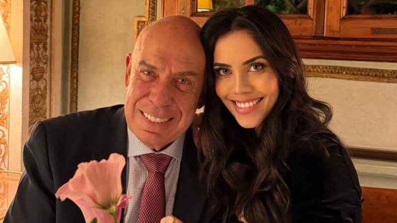 Daniela Albuquerque com o marido