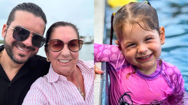 Namorado da mãe de Virginia revela presente simples para Maria Flor; saiba qual