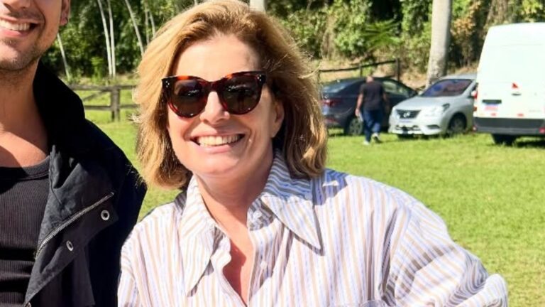 Debora Bloch ganha presente inusitado durante as gravações de Vale Tudo