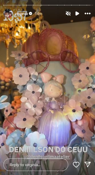 Detalhes da festa de Maria Flor - Foto: Reprodução / Instagram
