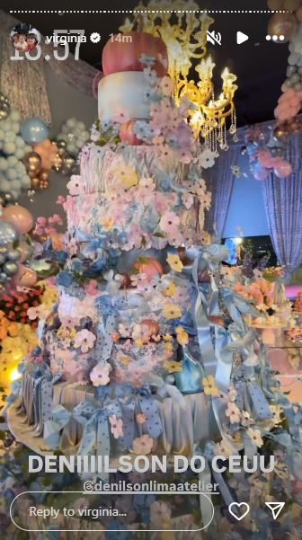 Detalhes da festa de Maria Flor - Foto: Reprodução / Instagram