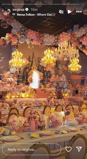 Detalhes da festa de Maria Flor - Foto: Reprodução / Instagram