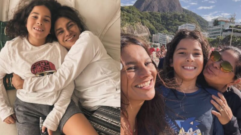 Dira Paes e filho caçula - Fotos: Reprodução/Instagram