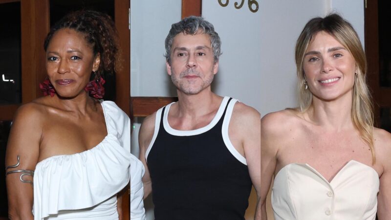 Edvana Carvalho, Alexandre Nero e Carolina Dieckmmann - Foto: Roberto Filho / Brazil News
