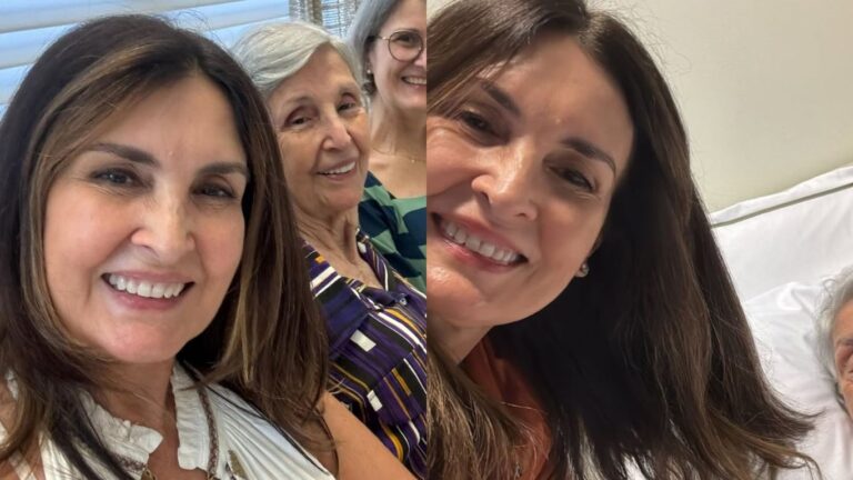 Fátima Bernardes atualiza estado de saúde da mãe após nova cirurgia