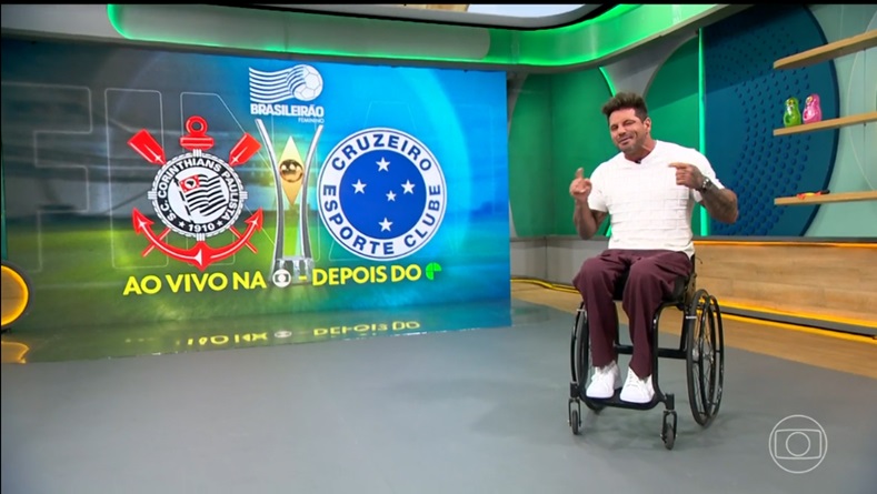 Fernando Fernandes no Esporte Espetacular - Foto: Reprodução/Globo