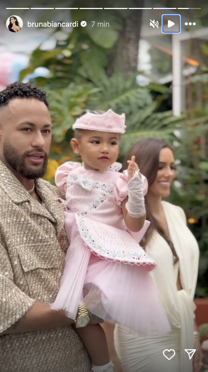 Festa de aniversário da Mavie, filha de Neymar Jr e Bruna Biancardi - Foto: Reprodução / Instagram