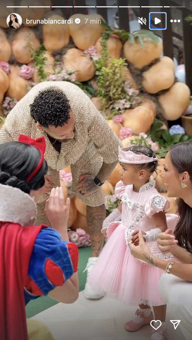 Festa de aniversário da Mavie, filha de Neymar Jr e Bruna Biancardi - Foto: Reprodução / Instagram
