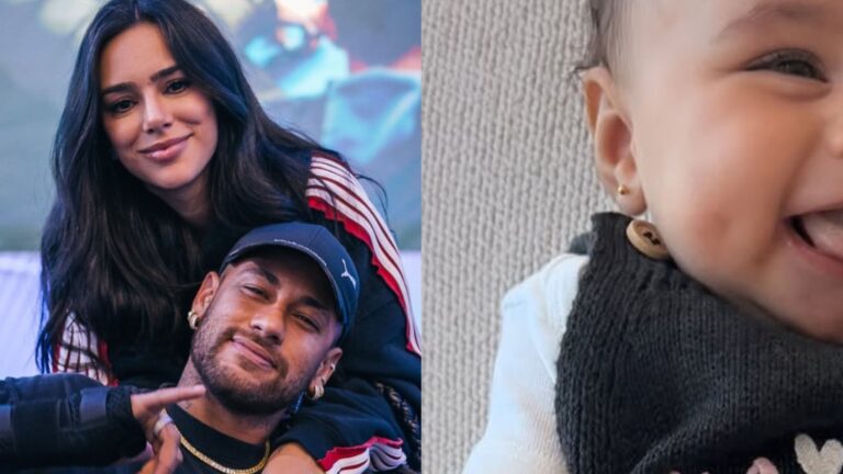 Filha caçula de Neymar Jr e Bruna Biancardi surge com look em homenagem ao pai