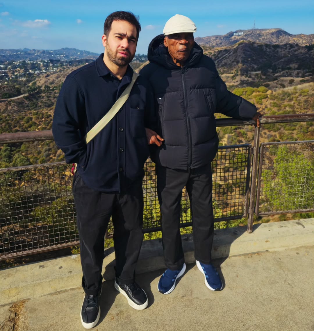 Milton Nascimento com o filho, Augusto - Foto: Reprodução / Instagram @augustoknascimento