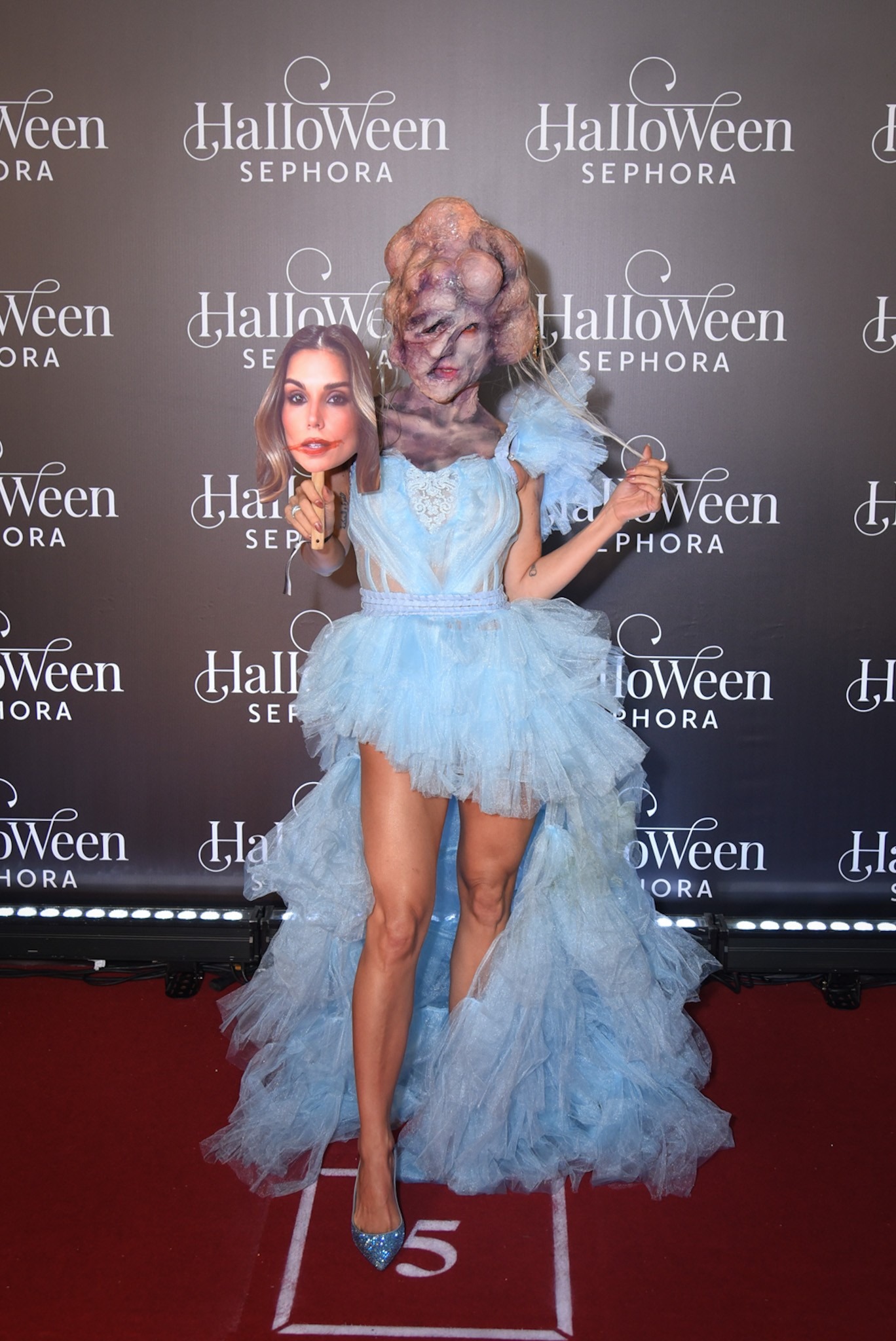 Flavia Viana no baile de Halloween da Sephora - Foto: Andy Santana / Brazil News