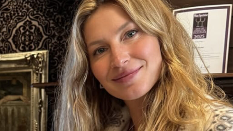Gisele Bündchen mostra imagem inédita com o namorado, Joaquim Valente