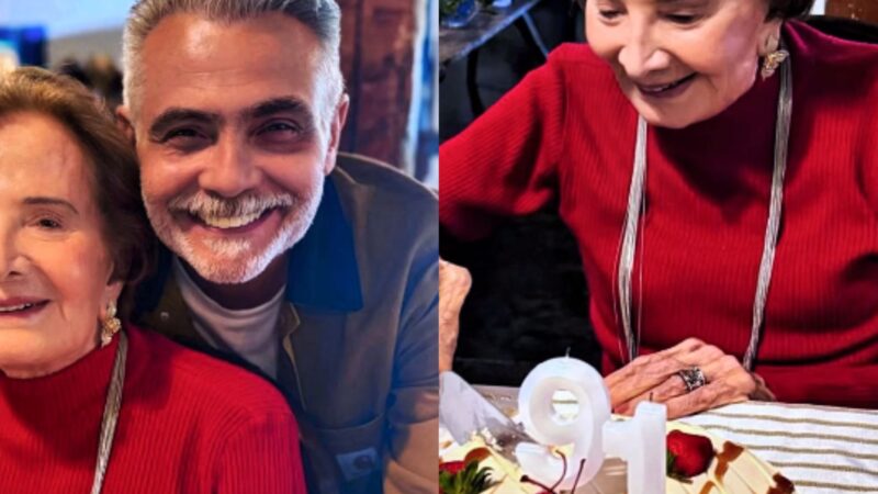 Glória Menezes e Tarcísio Filho - Foto: Reprodução/Instagram @mocitafagundes_oficial