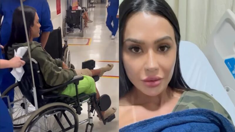 Gracyanne Barbosa vai parar no hospital e revela o que aconteceu: ‘Muita dor’