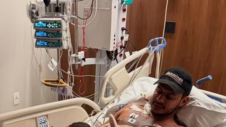 Hungria publica primeira foto no hospital e desabafa após suspeita de bebida adulterada