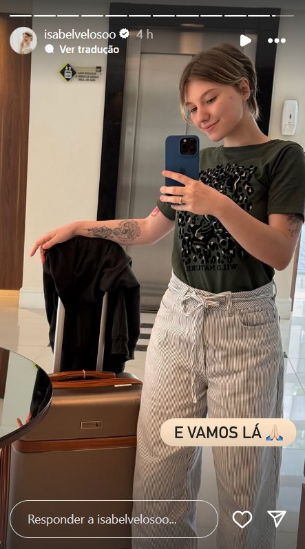 Isabel Veloso - Reprodução/Instagram @isabelvelosoo