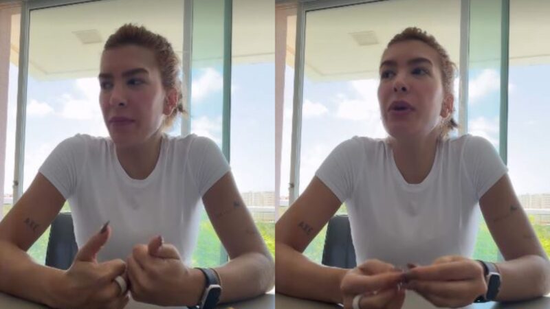 Lore Improta explica gravidez para Liz e diverte a web: “O neném”