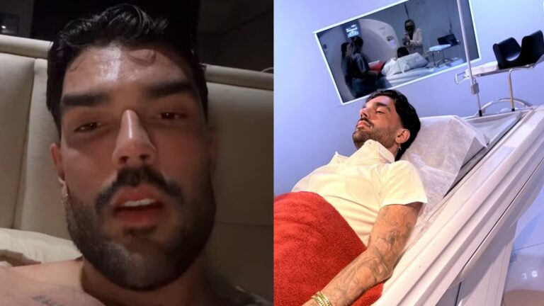 Luan Pereira volta ao hospital com dor intensa, faz exame e se surpreende com diagnóstico: ‘Constatou’