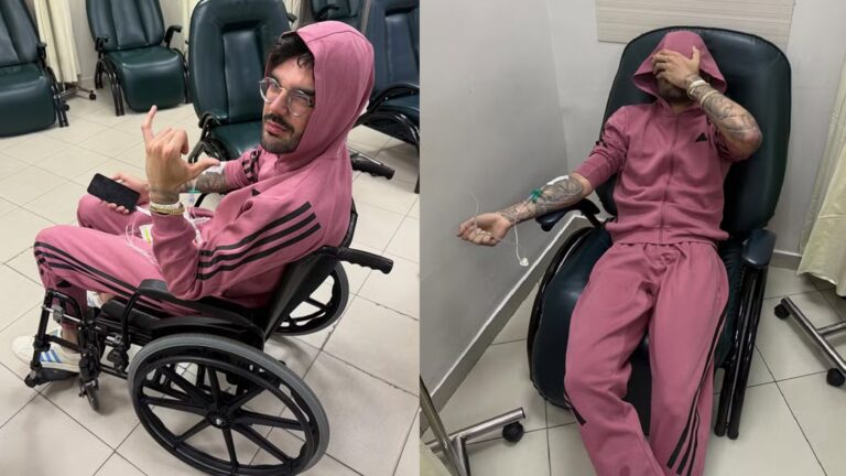 Luan Pereira passa mal, vai ao hospital e revela diagnóstico: ‘Maior dor da minha vida’