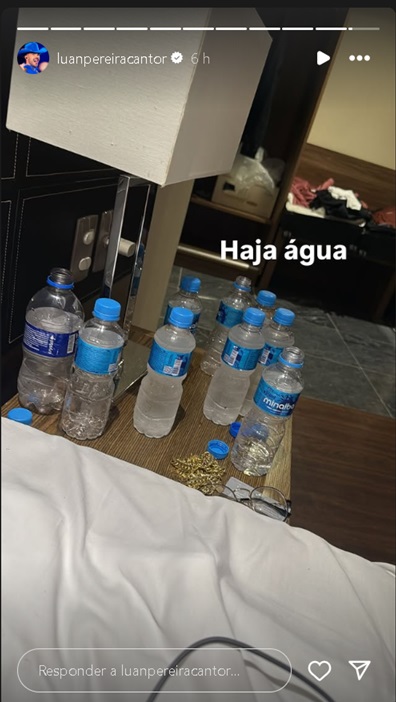 Luan Pereira desabafa após pedras nos rins— Foto: Instagram @luanpereiracantor