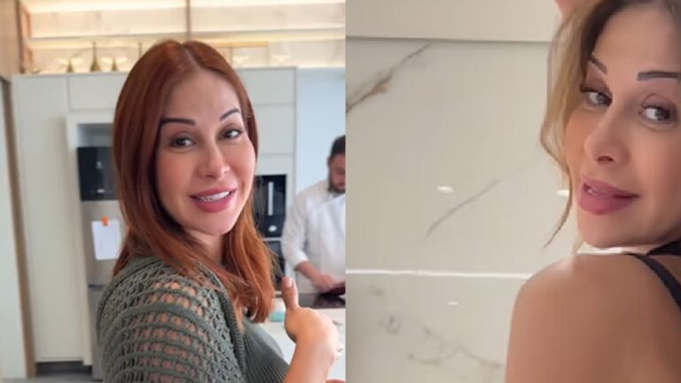Maíra Cardi abandona ruivo na reta final da gravidez e mostra novo visual