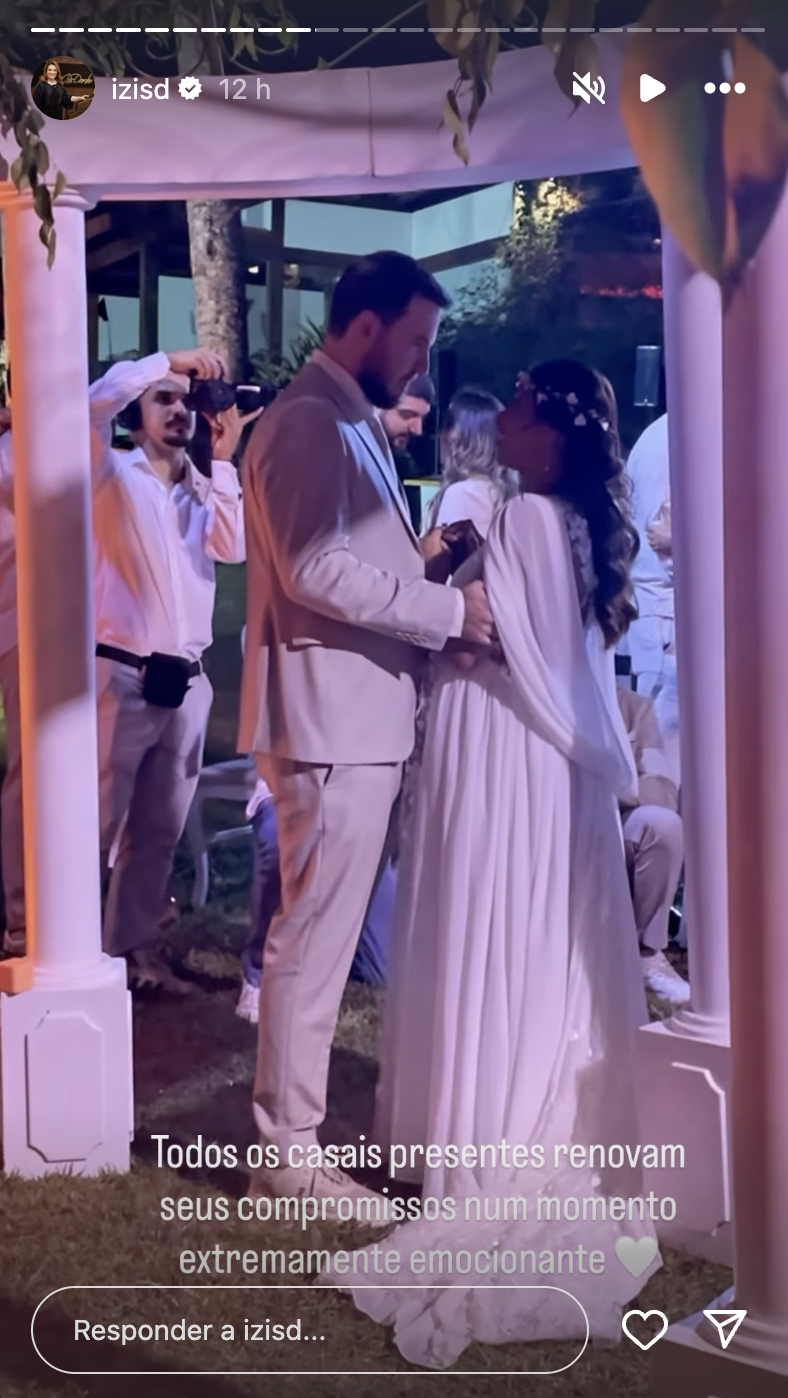 Renovação dos votos de Maíra Cardi e Thiago Nigro - Foto: Reprodução / Instagram