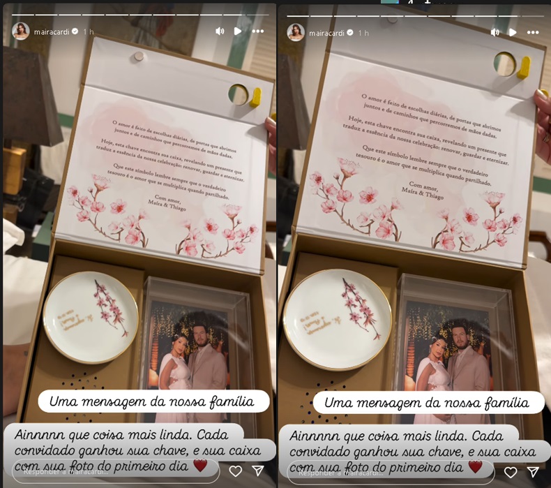 Renovação dos votos de casamento de Maíra Cardi e Thiago Nigro - Foto: Reprodução / Instagram @mairacardi