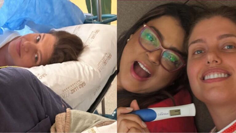 Grande amiga de Preta Gil, Malu Barbosa anuncia nascimento da filha: ‘Estamos bem’