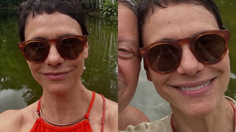 Malu Galli surge em foto rara ao lado do marido em viagem a Belém do Pará