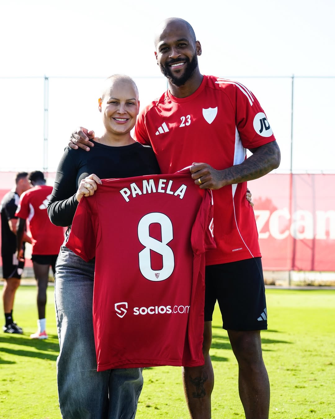 Pan Teixeira e Marcão - Foto: Reprodução / Instagram @sevillafc