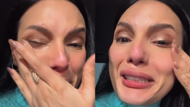 Márcia Dantas surge chorando e explica o que aconteceu: ‘Sensação de impotência’
