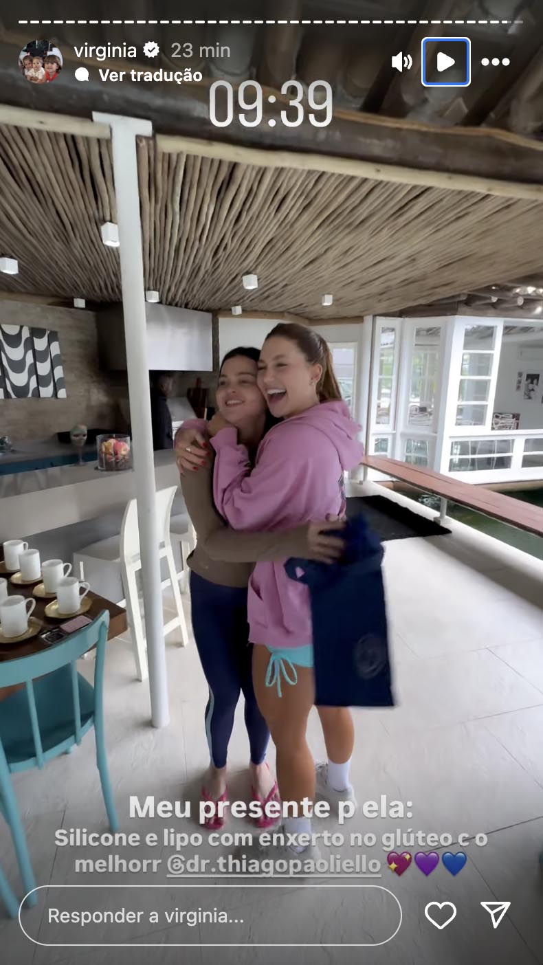 Maressa e Virginia - Foto: Reprodução / Instagram @virginia