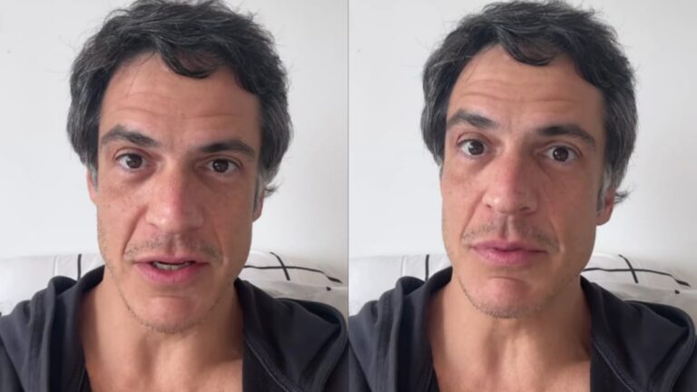 Mateus Solano se pronuncia e nega ter dado tapa em celular durante peça: ‘Tenho provas’