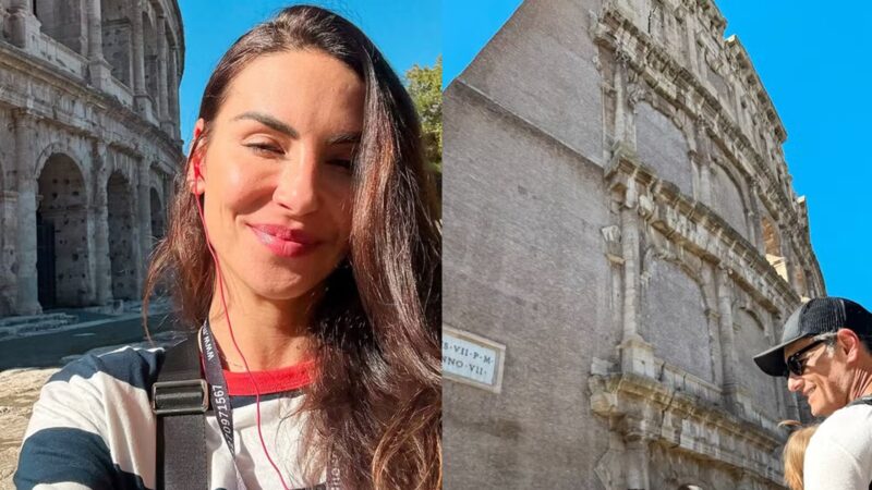 Mel Fronckowiak mostra registros de viagem com Rodrigo Santoro e as filhas - FOto: Reprodução @melfronck