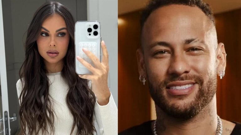 Discreta, Amanda Kimberlly mostra rara foto da filha com Neymar Jr.