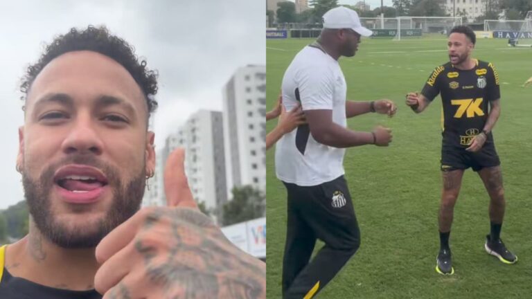 Neymar Jr ‘vinga’ Mavie após susto durante jogo do Santos