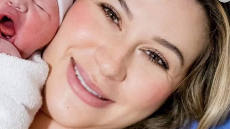 Influencer Niina Secrets dá à luz Elisa, sua primeira filha com Guilherme Oliveira