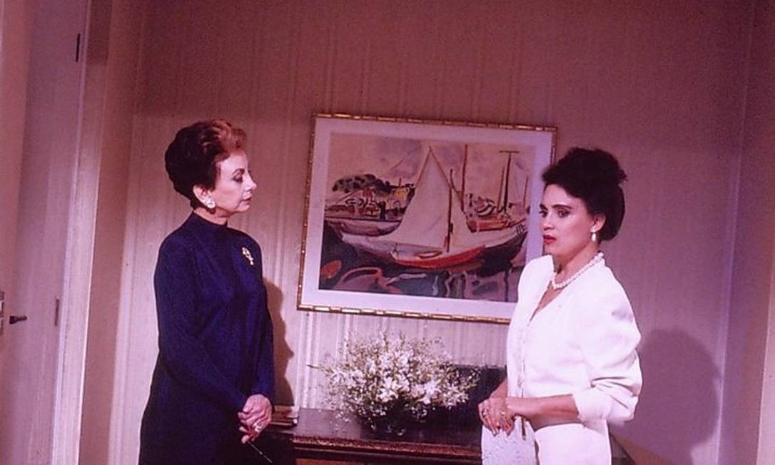Odete Roitman e Raquel em 'Vale Tudo' (1988) - Foto: Reprodução / TV Globo