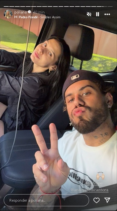 Poliana Rocha compartilha foto de Ana Castela e Zé Felipe - Foto: Reprodução Instagram @poliana