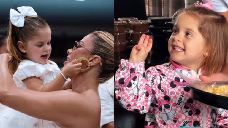 Poliana Rocha celebra aniversário de 3 anos da neta, Maria Flor: ‘Princesinha’