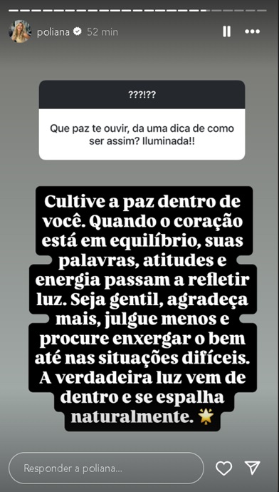 Poliana Rocha abra caixinha de perguntas- Foto: @poliana