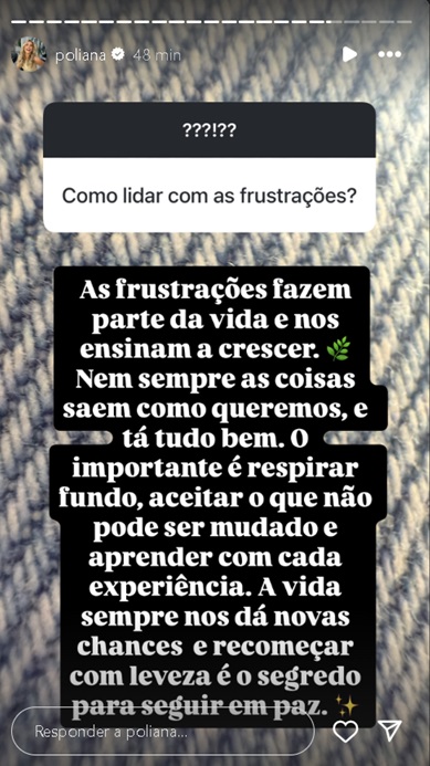 Poliana Rocha abra caixinha de perguntas- Foto: @poliana